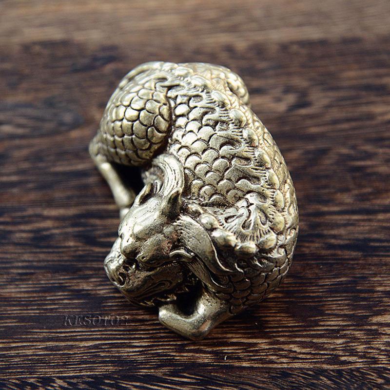 Móc Khóa Hình Tượng Điêu Khắc Nhỏ Bằng Đồng Thau Phong Cách Trung Hoa Cổ Điển