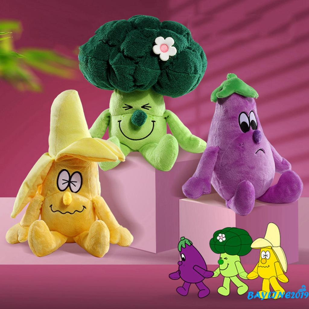 Đồ Chơi Nhồi Bông Hình Trái Cây Hoạt Hình Cho Bé