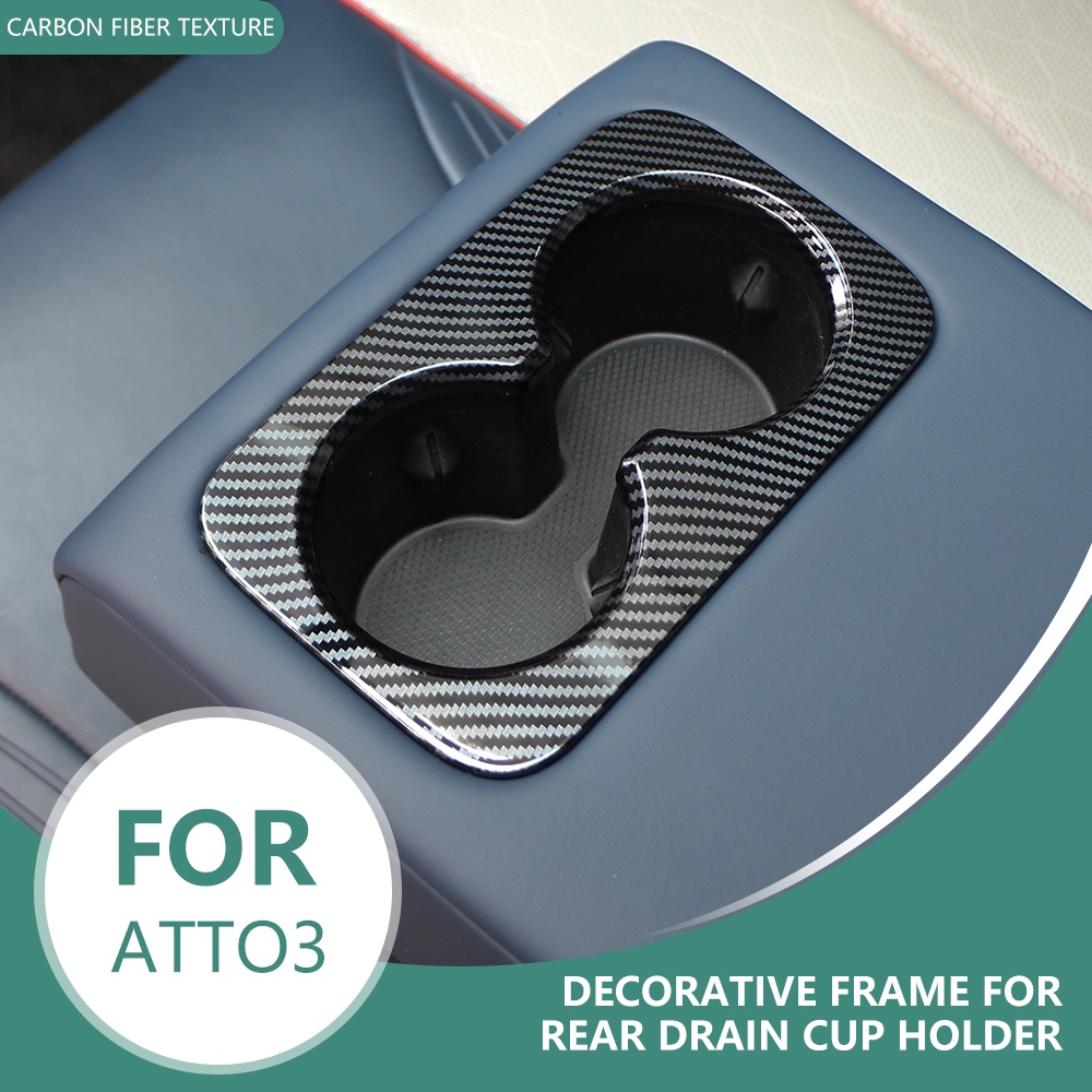 Khung Viền Hộp Tỳ Tay Bằng ABS Cho Xe Hơi BYD YUAN PLUS ATTO 3 2022 2023