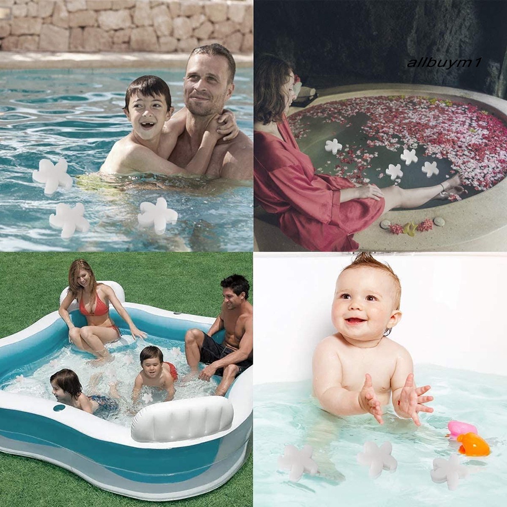 Bộ 20 Miếng Xốp Lọc Dầu Hình Bông Hoa Dành Cho Bể Bơi