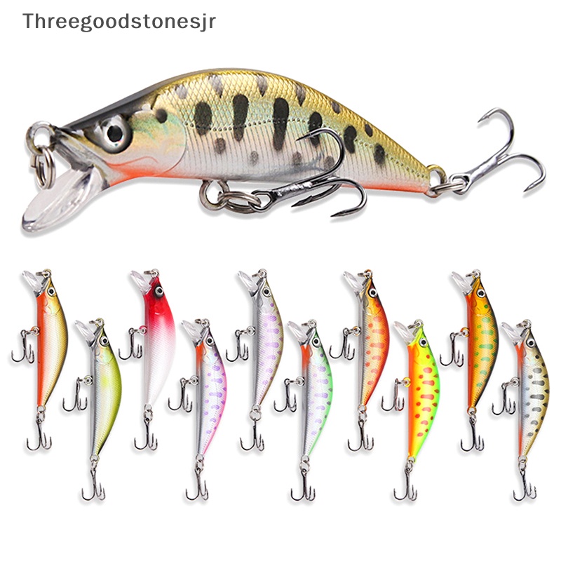 1 Mồi Câu Cá Giả Dạ Quang Cứng Màu Laser JR