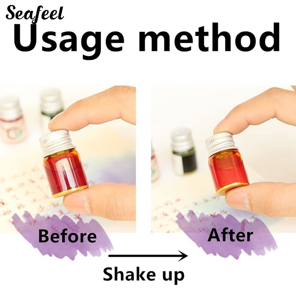 Bộ 24 Lọ Mực Viết Nhiều Màu Sắc