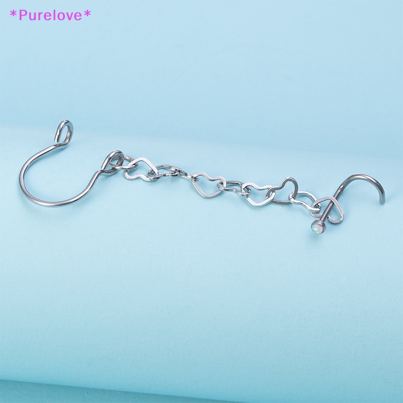 Khuyên Xỏ Mũi Giả Dạng Chuỗi Không Cần Khoan Lỗ Mới