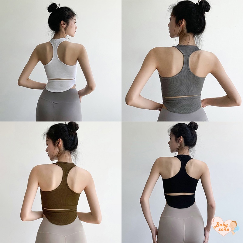 Áo Tank Top Không Tay Màu Sắc Đơn Giản Cho Nữ