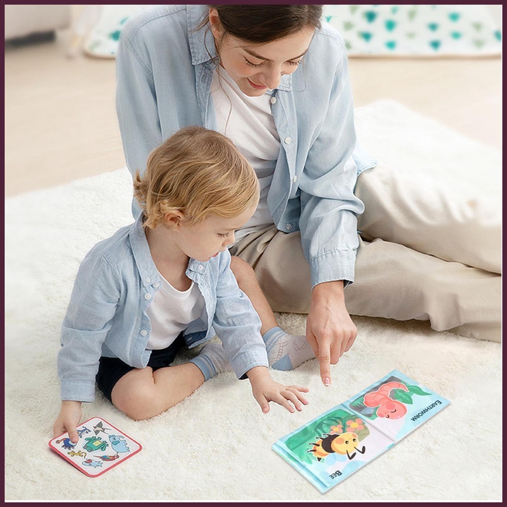 Sách Vải Hoạt Động Có Thể Giặt Sạch Dành Cho Trẻ Em
