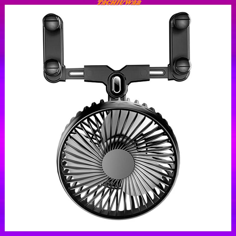 Quạt Gió Xoay 360 Độ Ít Ồn Siêu Nhẹ Tùy Chỉnh Tiện Dụng Cho Xe Hơi / Xe Tải