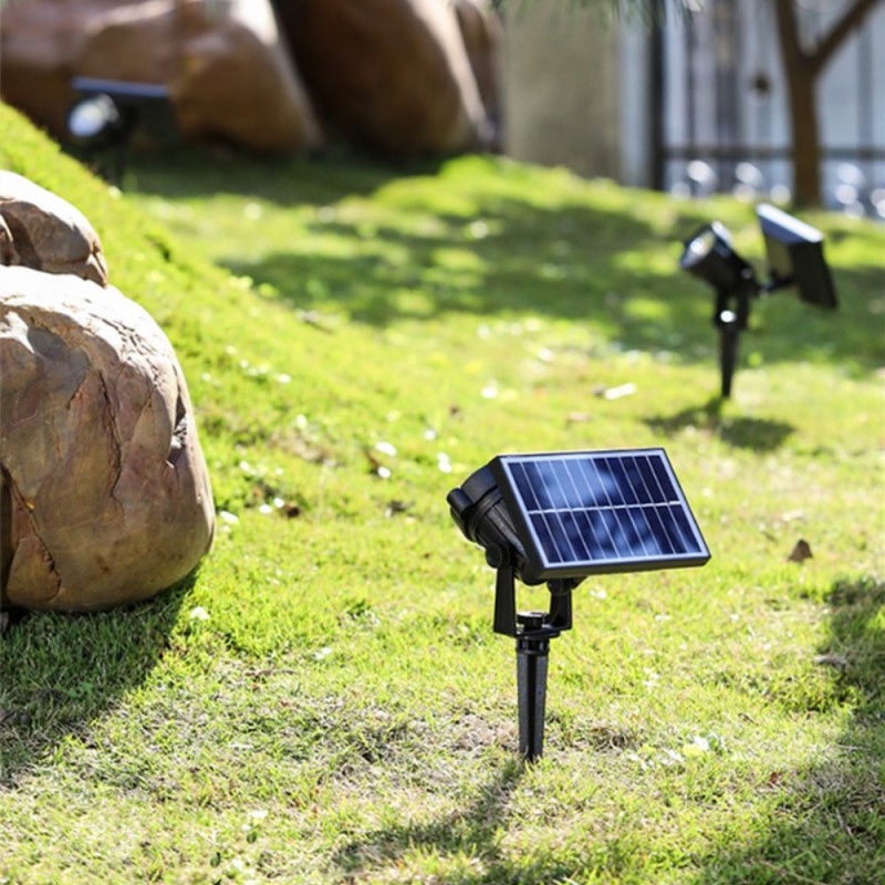 Đèn LED RGB Năng Lượng Mặt Trời Độ Sáng Cao Trang Trí Lối Đi Sân Vườn