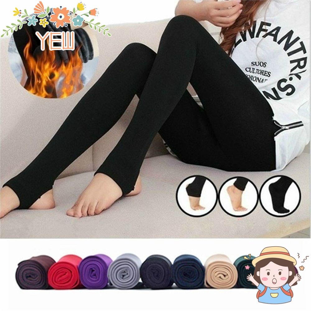 Quần Legging Co Giãn Giữ Nhiệt Mùa Đông Với 8 Màu Tùy Chọn