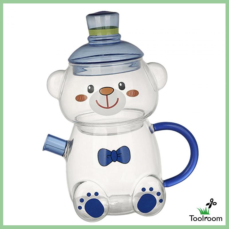 Bình Đựng Nước Bằng Kính Có Cốc Thủy Tinh Nhỏ Cho Sữa Nước Ép Carafe