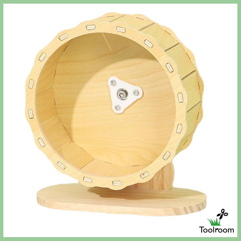Bánh Xe Gỗ Tập Thể Dục Cho Chuột Hamster