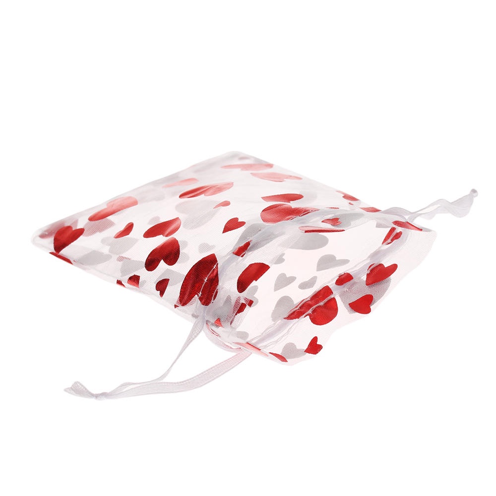 Set 100 Túi Lưới Đựng Quà Màu Sắc Tươi Sáng