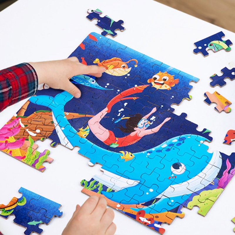 Bộ Đồ Chơi Xếp Hình Giúp Giáo Dục Sớm Cho Bé 3-6 Tuổi