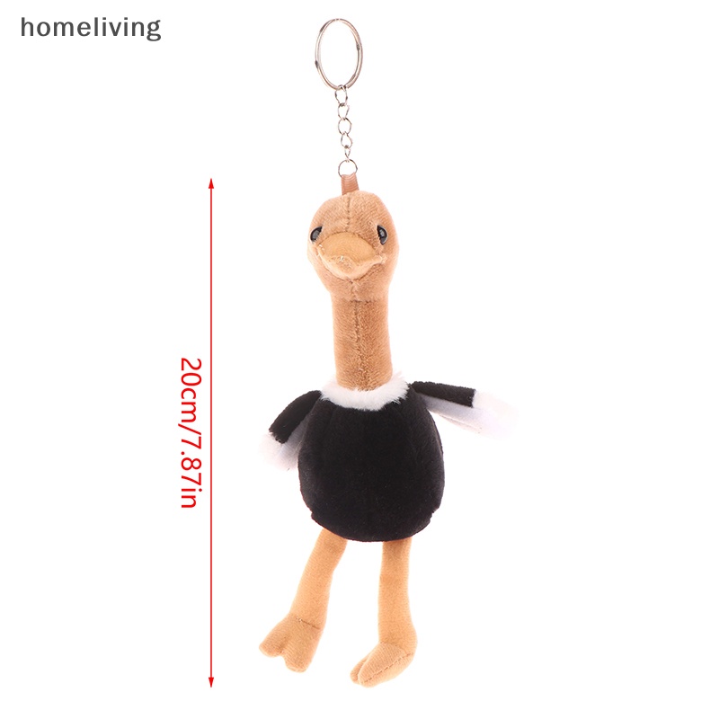 Móc Khóa Hình Đồ chơi nhồi bông Đà Điểu Đáng Yêu