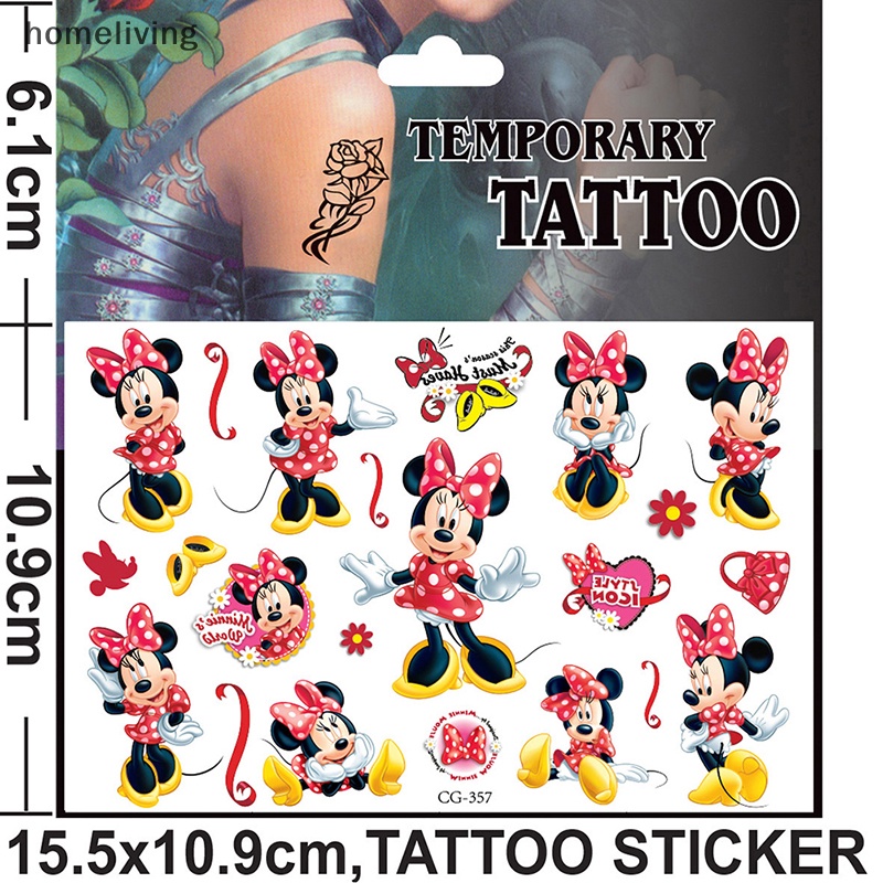 Hình Xăm Dán Nhân Vật Hoạt Hình Disney Dành Cho Trẻ Em