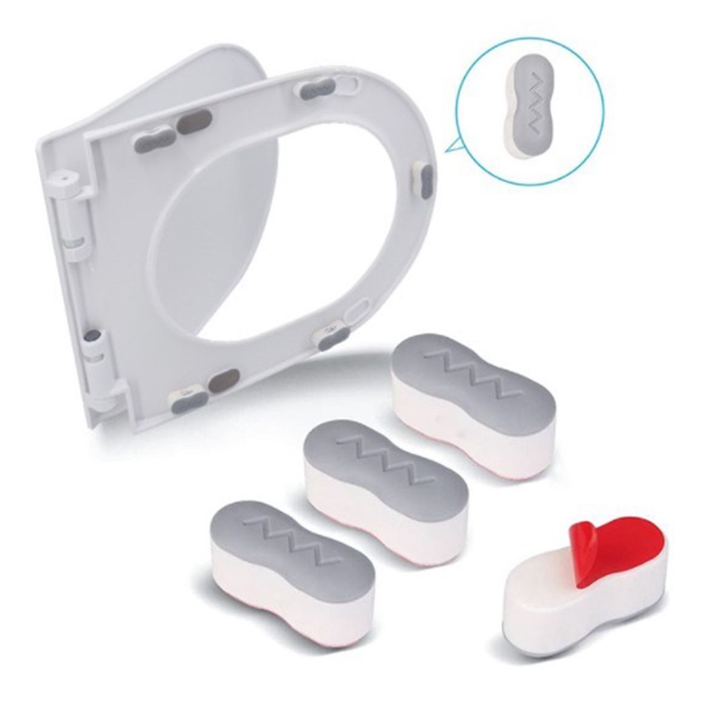 Bộ 4 Miếng Đệm Lót Bồn Cầu Thay Thế Hiệu Quả