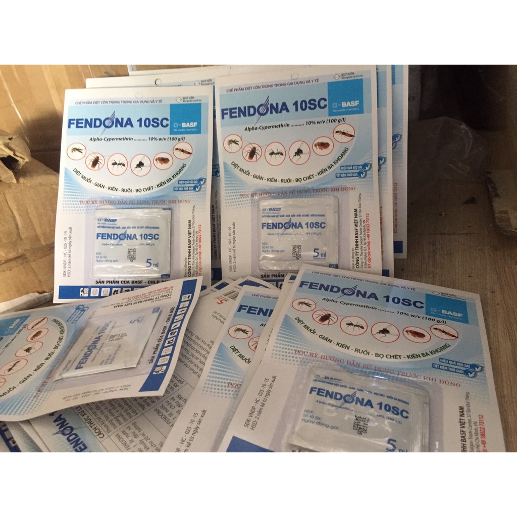 CHẾ PHẨM DIỆT MUỖI, GIÁN FENDONA 10SC - CHẤT LƯỢNG VÀ HIỆU QUẢ TỐT, KHÔNG MÙI