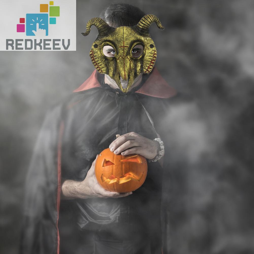 Mặt Nạ Đầu Lâu Cừu / Cừu 3D Bằng Xốp PU Hóa Trang Halloween Cho Người Lớn