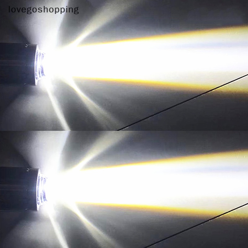 Bóng Đèn Pha LED H4 H6 BA20D Ánh Sáng Trắng / Vàng Chuyên Dụng Cho Xe Mô Tô