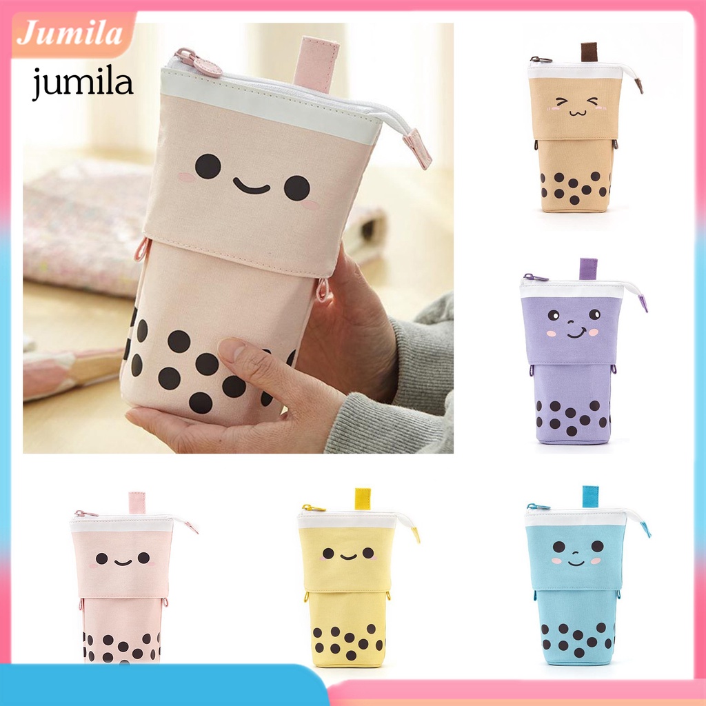 Qr Túi Đựng Bút Hình Ly Trà Sữa Dễ Thương