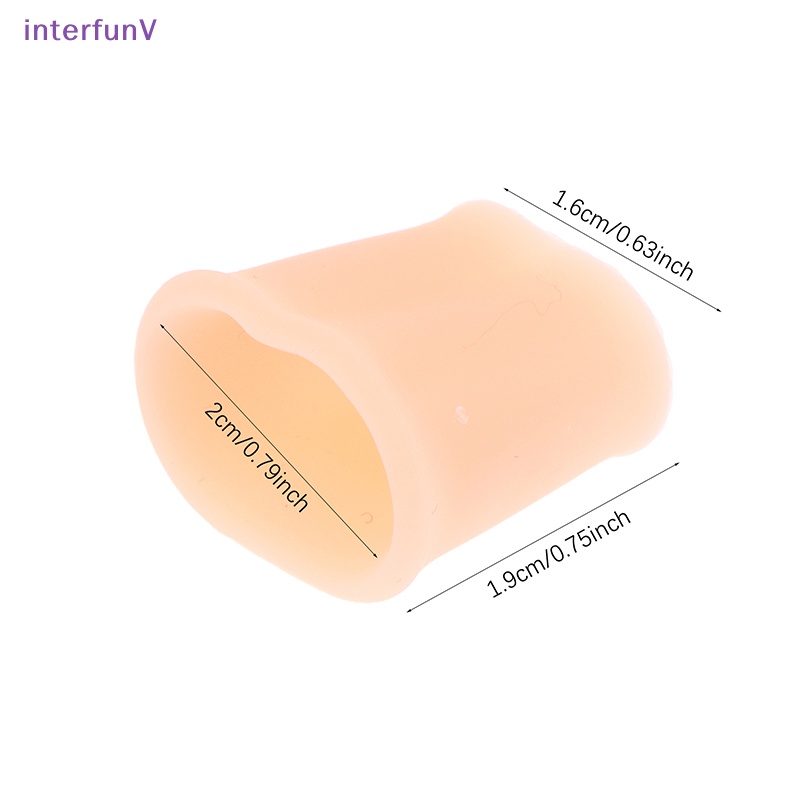 1 Cặp Ống Gel Silicone Bảo Vệ Ngón Chân Cái