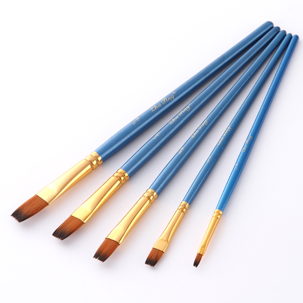 Set 5 Cọ Vẽ Tranh Sơn Dầu Chuyên Nghiệp