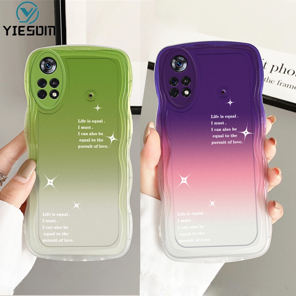 Ốp Điện Thoại TPU Silicone Mềm Họa Tiết Sóng Biển Màu Gradient Cho Xiaomi Poco M4 M3 Pro 4G M5S X3 GT NFC X3 X5 Pro F4 Mi 11T Pro