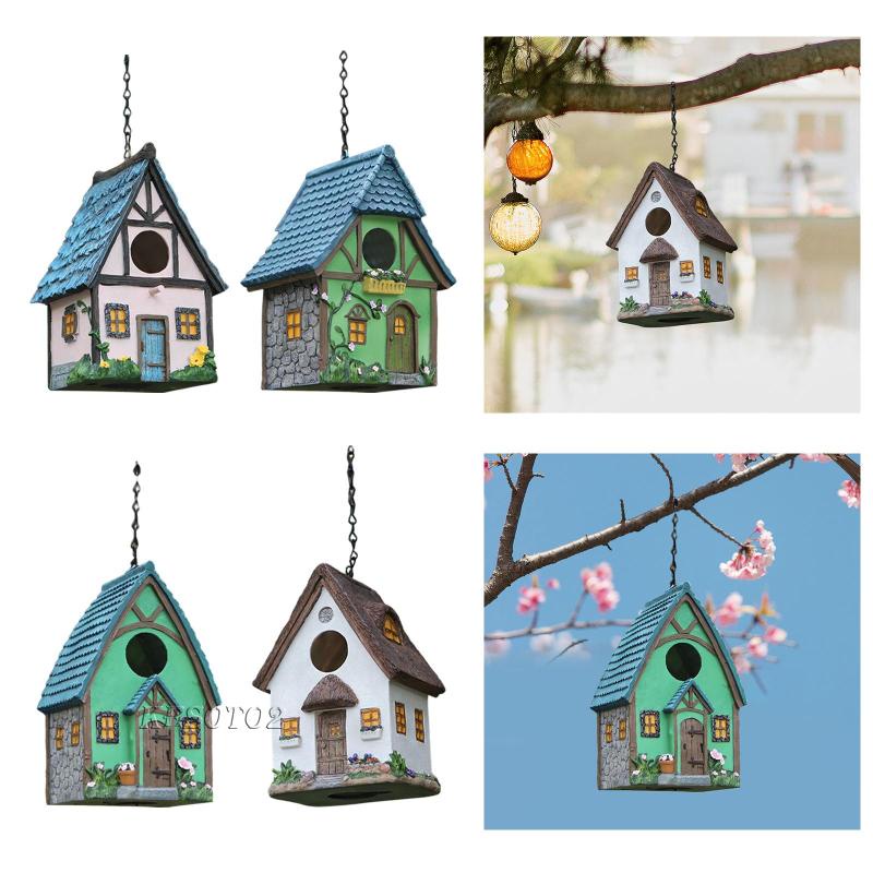 Nhà Chim Bằng Nhựa Có Móc Treo Độc Đáo Trang Trí Nhà Cửa / Sân Vườn / Chim Cảnh