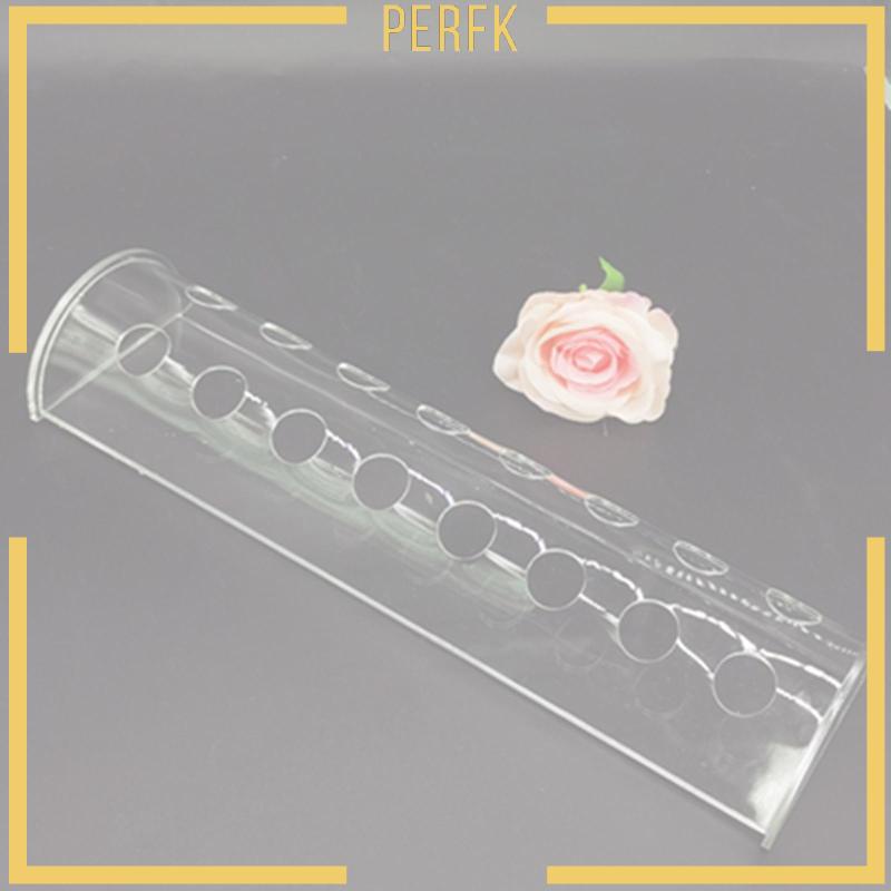 Giá Đỡ Chậu Hoa Hình Bán Nguyệt Bằng Acrylic Trong Suốt Gọn Nhẹ Siêu Bền Trang Trí Nhà Cửa / Tiệc Cưới