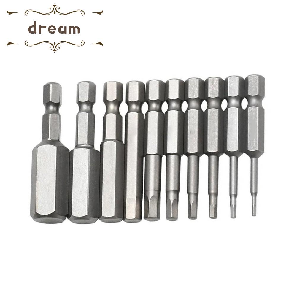 【DREAMLIFE】Hex Shank 1.5/2.0/2.5/3.0/4.0/5.0/6.0/ 8.0/10/12mm 50mm/ 2&quot;long Silver Hot Sale
