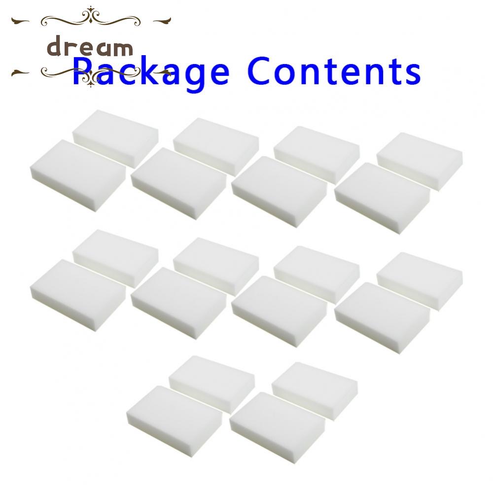【DREAMLIFE】Useful 10*6*2cm Eraser Cleaning Melamine Multi-functional White Sponge Cleaner