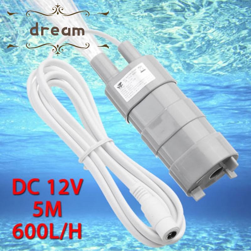 【DREAMLIFE】Sale Submersible Pond Plastic Gray 5M 4x1.5x1.3 inch JT550 TE485 LJ Water Pump