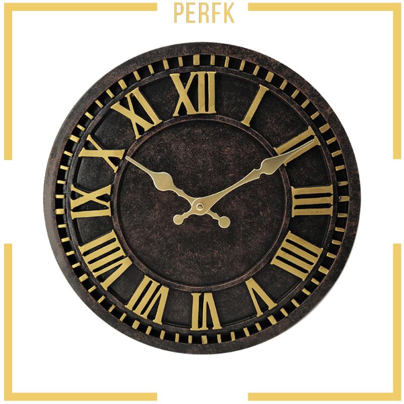 Đồng Hồ Treo Tường Chống Thấm Nước Phong Cách Vintage