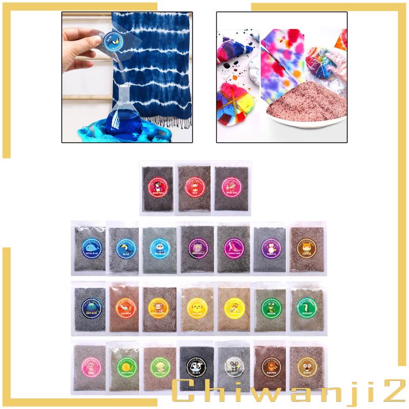 Bột Màu Tươi Sáng 24 Màu Dùng Làm Đồ Thủ Công