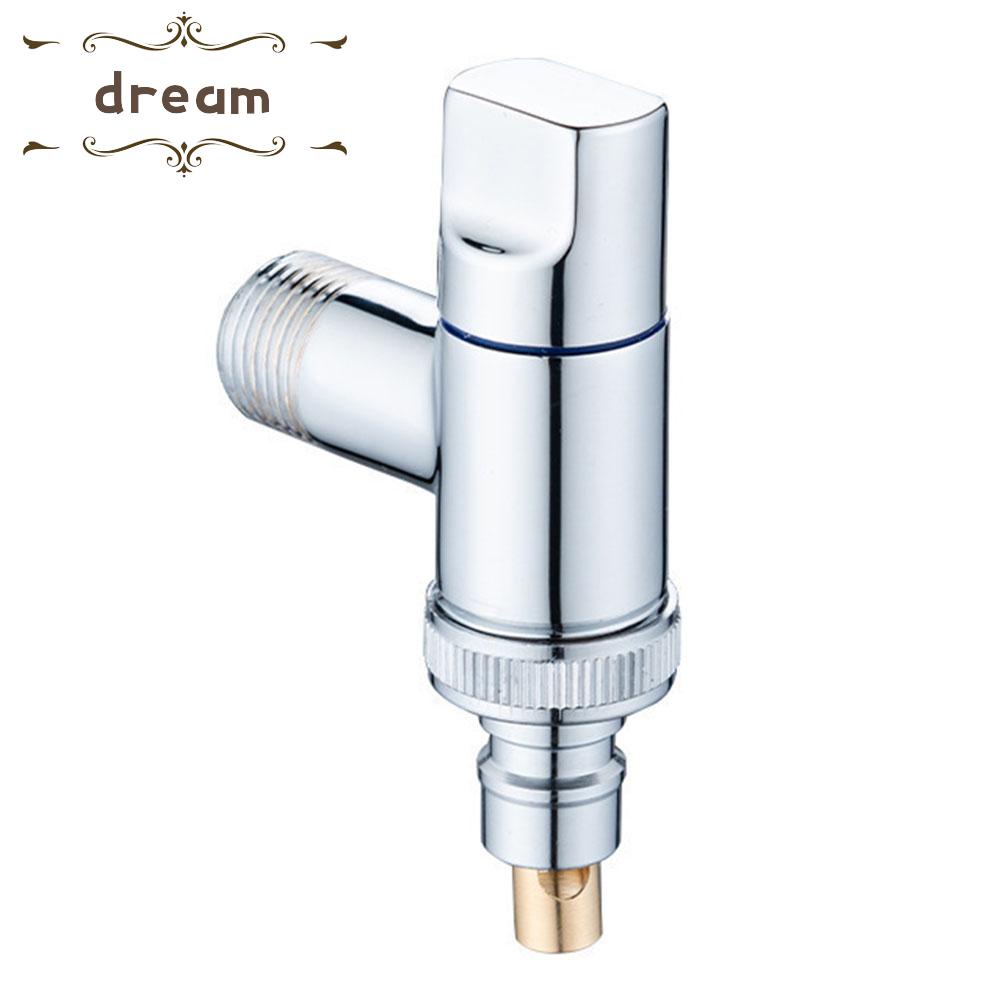 【DREAMLIFE】Angle Valve Quick Opening Stainless Steel Washing Machine Faucet With Raw Tape