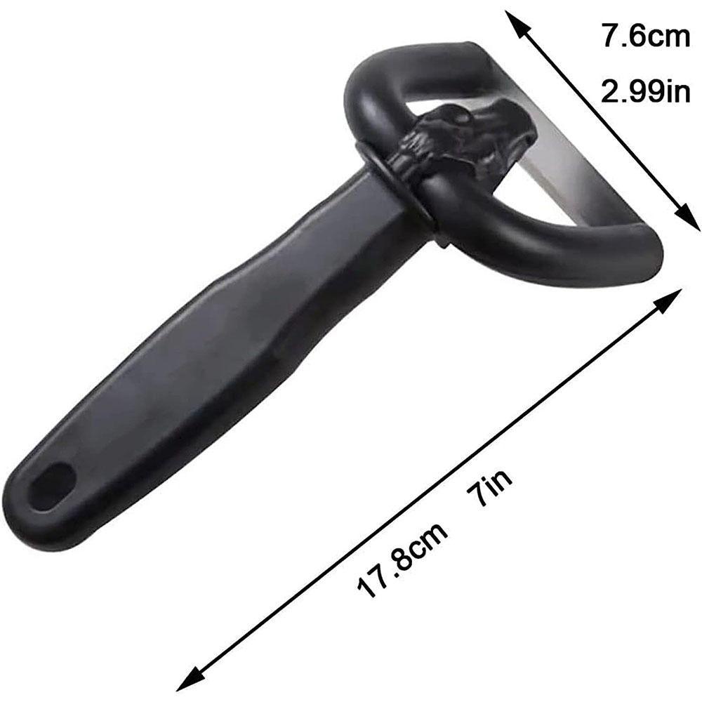 Dụng Cụ Cắt Thịt Bằng Thép Không Gỉ Màu Đen Tay Cầm Nhựa Đa Năng