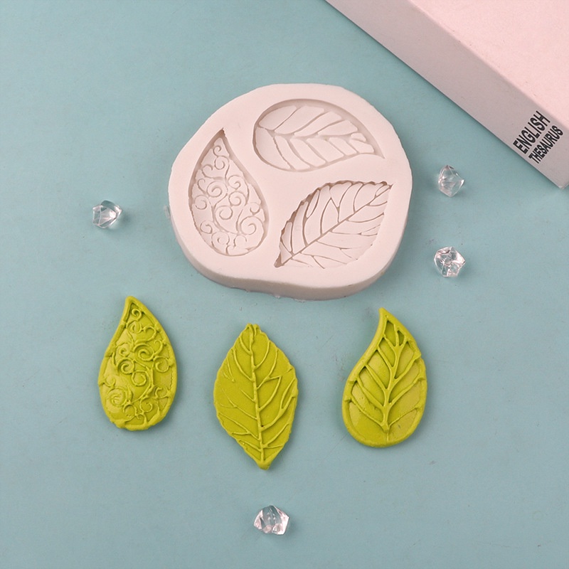 Khuôn Silicone Làm Mặt Dây Chuyền Hình Rùa / Lá Cây / Rùa Trang Trí Diy