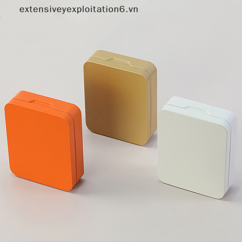 [EE] Mới Hộp Thiếc Nhỏ Đựng Trang Sức Chìa Khóa Tiền Xu Kẹo Đám Cưới