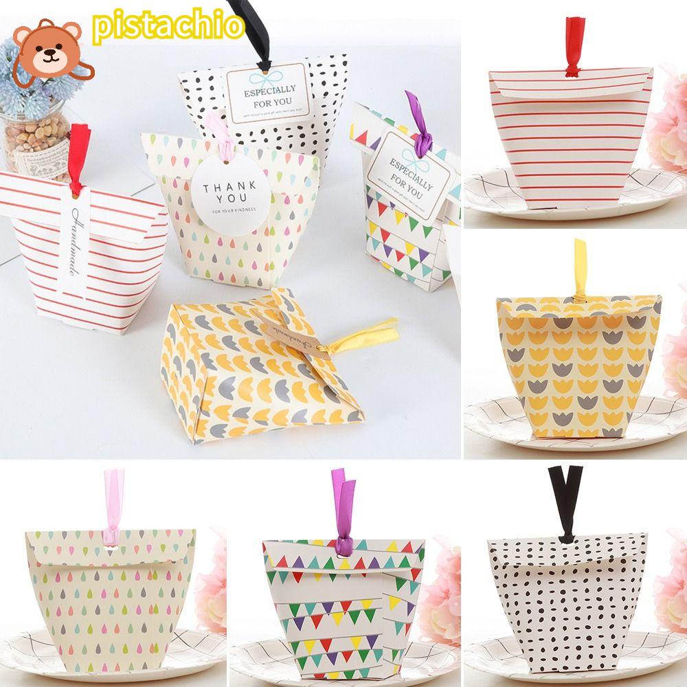 Bộ 10 Hộp Quà Đựng Kẹo Cưới Kiểu Hàn Quốc Dễ Thương