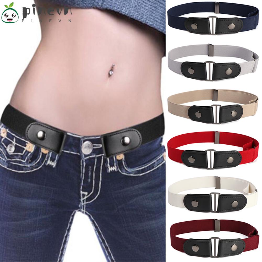 Thắt Lưng Dây Xích Co Giãn Không Khóa Thời Trang Cho Nữ