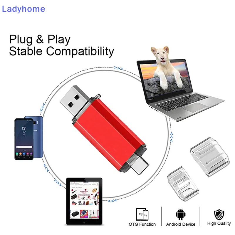 Ổ Đĩa USB 128GB 64GB Tốc Độ Cao OTG 64GB 128GB 2 Trong 1