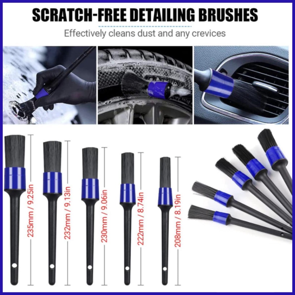 Set 30 Chổi Vệ Sinh Xe Hơi Chuyên Dụng