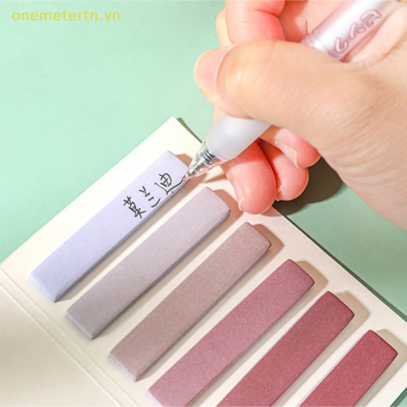 Set 120 Tấm Giấy Ghi Chú Họa Tiết Gradient Dễ Thương DIY
