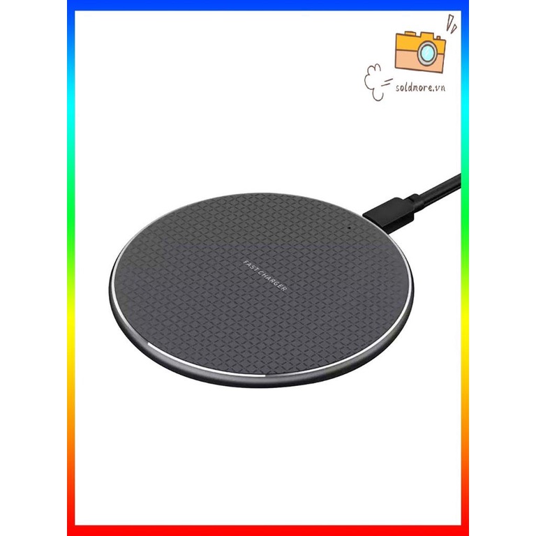 Sạc Không Dây 10W Creative Đa Năng Sạc Nhanh Đa Năng Đế Sạc Điện Thoại Di Động Cho IPhone