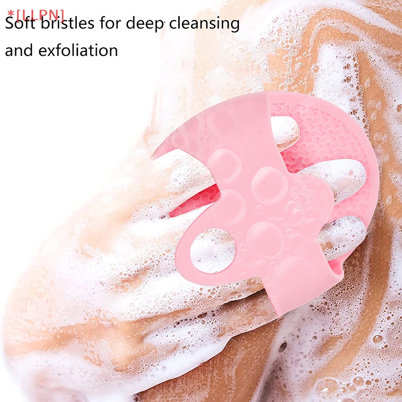 Bàn Chải Tắm Chào Mừng Bằng Silicone Gắn Tường Tiện Dụng