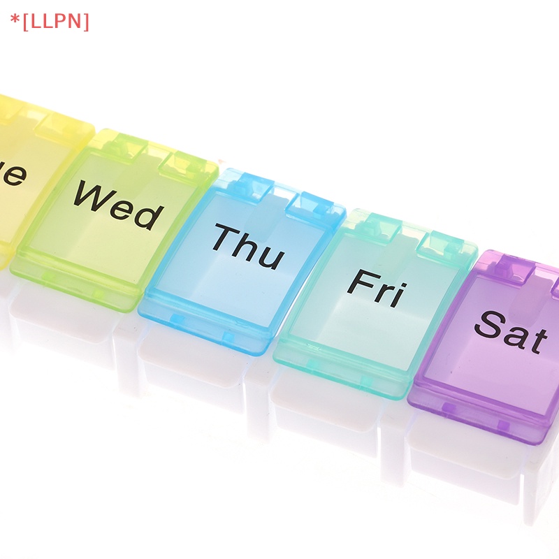 Hộp Đựng Thuốc 7 Ngày Nhiều Màu Sắc Tiện Dụng