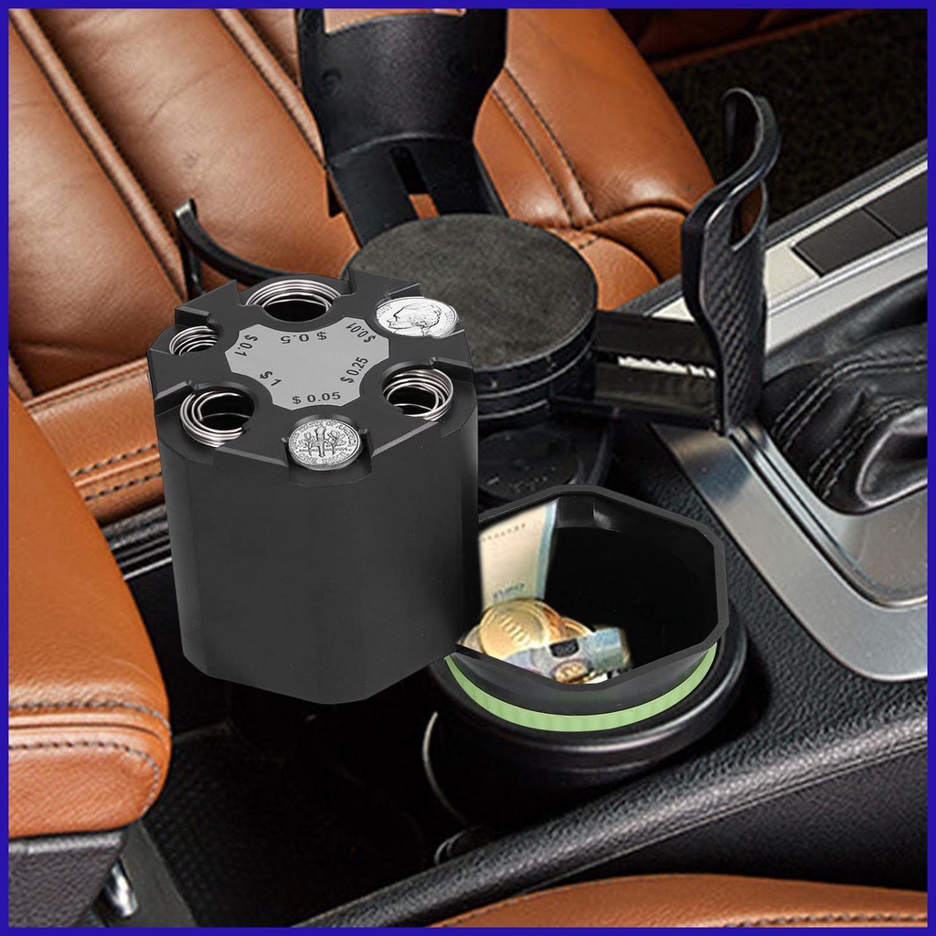 Hộp Đựng Tiền Xu Sức Chứa Lớn Tương Thích Với Hầu hết Ô Tô Robin