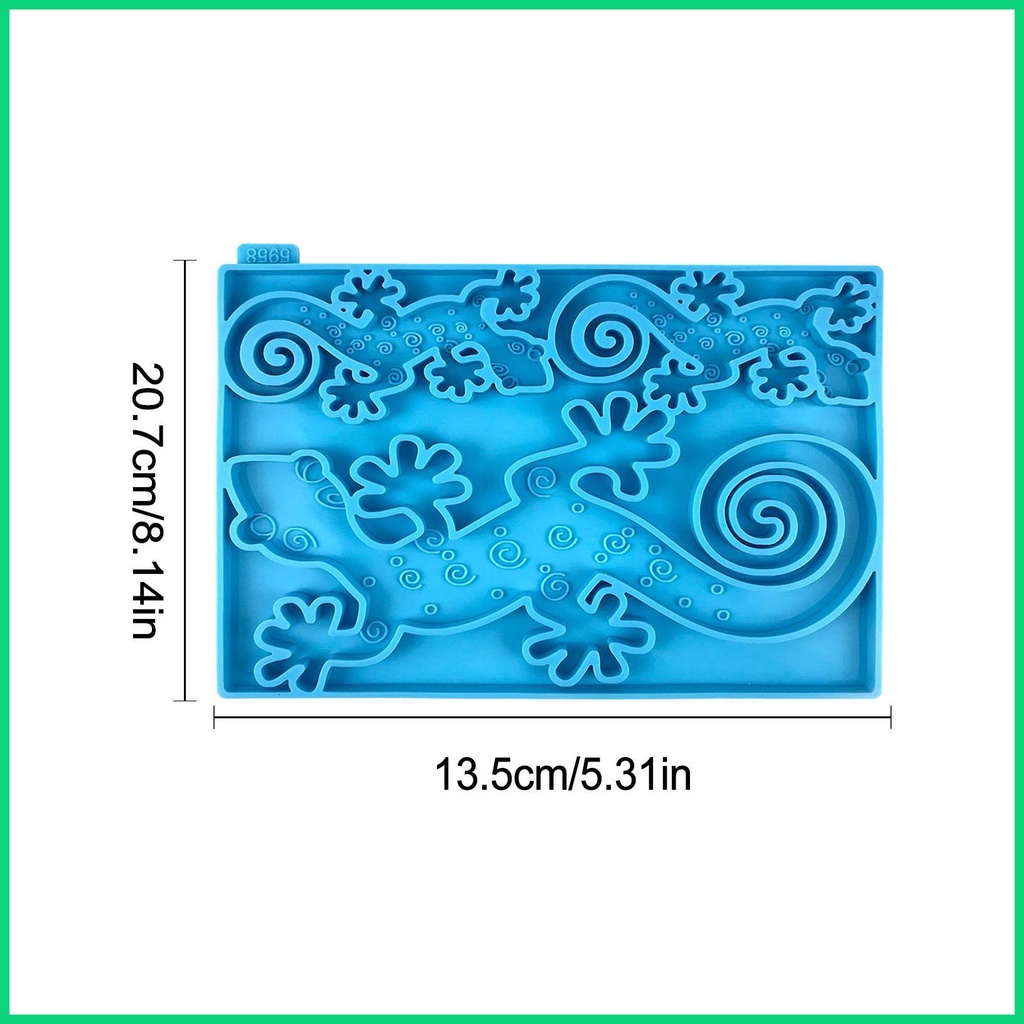 Khuôn Silicone Làm Bánh / Xà Phòng Hình Cá Ngựa / Tắc Kè Hoa DIY