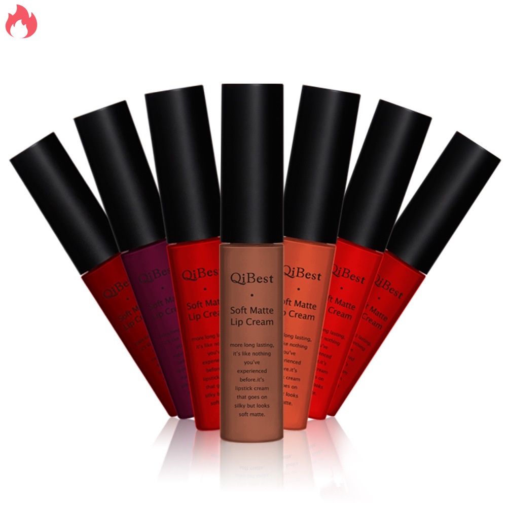 Son Môi Dạng Lỏng Lâu Trôi Chống Thấm Nước Chất Nhung Lì Chuyên Dụng Cho Trang Điểm