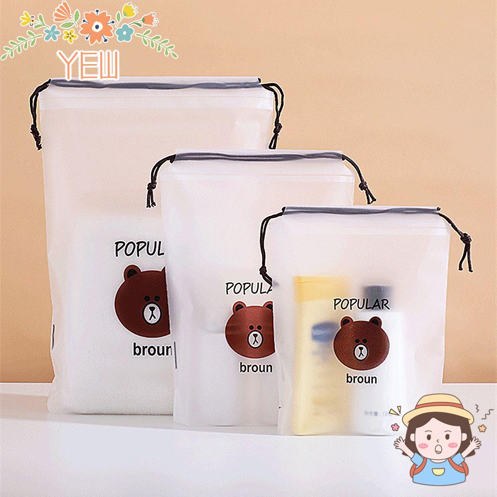 Set 1 / 3 Túi Đựng Đồ Vệ Sinh Trong Suốt Chống Nước Tiện Dụng