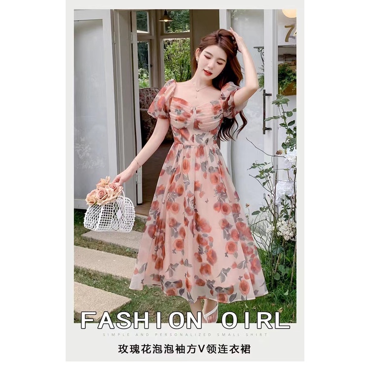Đầm Voan Hoa Hồng Thanh Lịch - Kết Hợp Hoàn Hảo Và Phép Thuật Cho Bé Gái